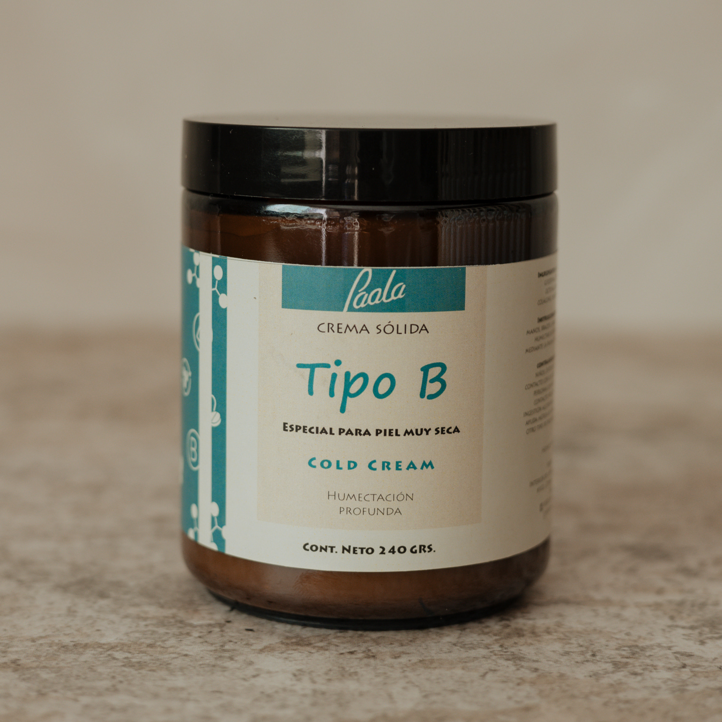 Crema Sólida COLD CREAM 240 grs