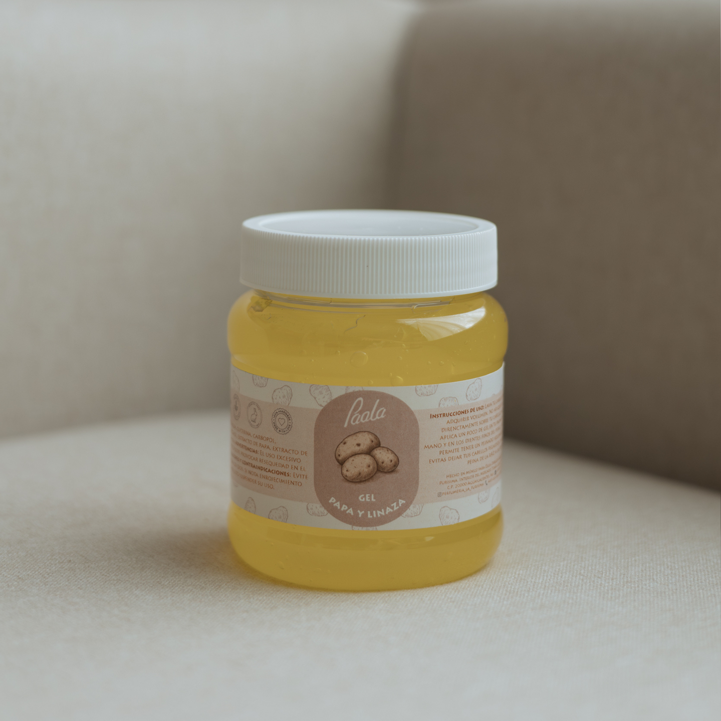 Gel capilar Papa y Linaza 250 grs