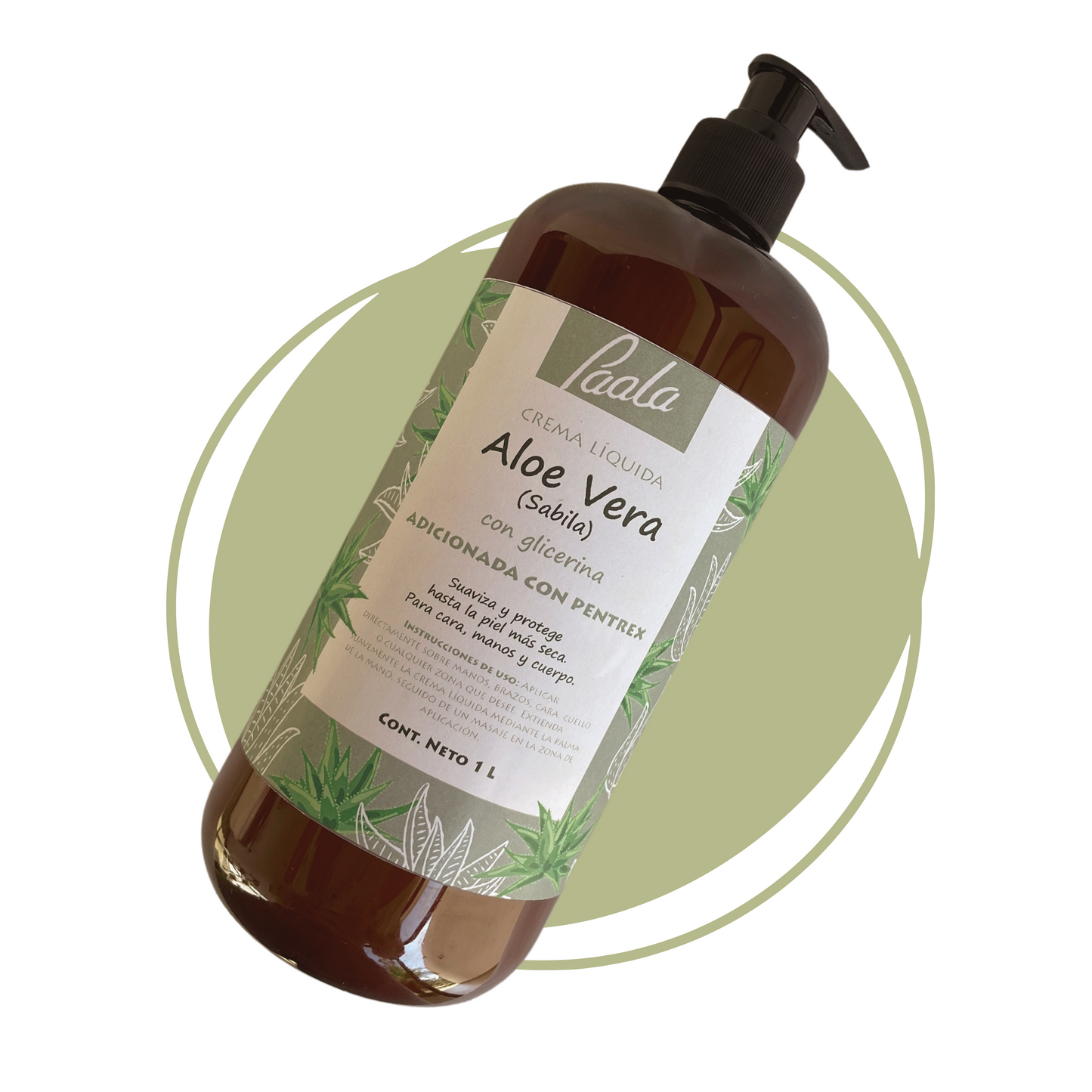 Crema Líquida de Aloe Vera 1 L
