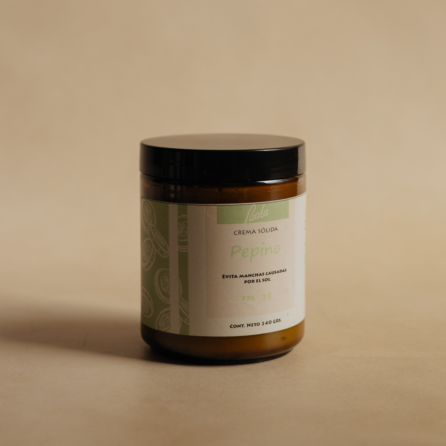 Crema Sólida de Pepino FPS* 25 240 grs