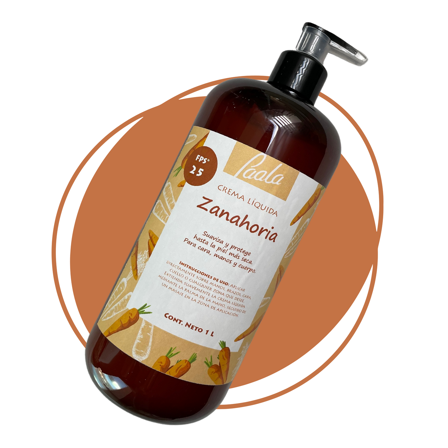 Crema Líquida de Zanahoria FPS* 25 1 L