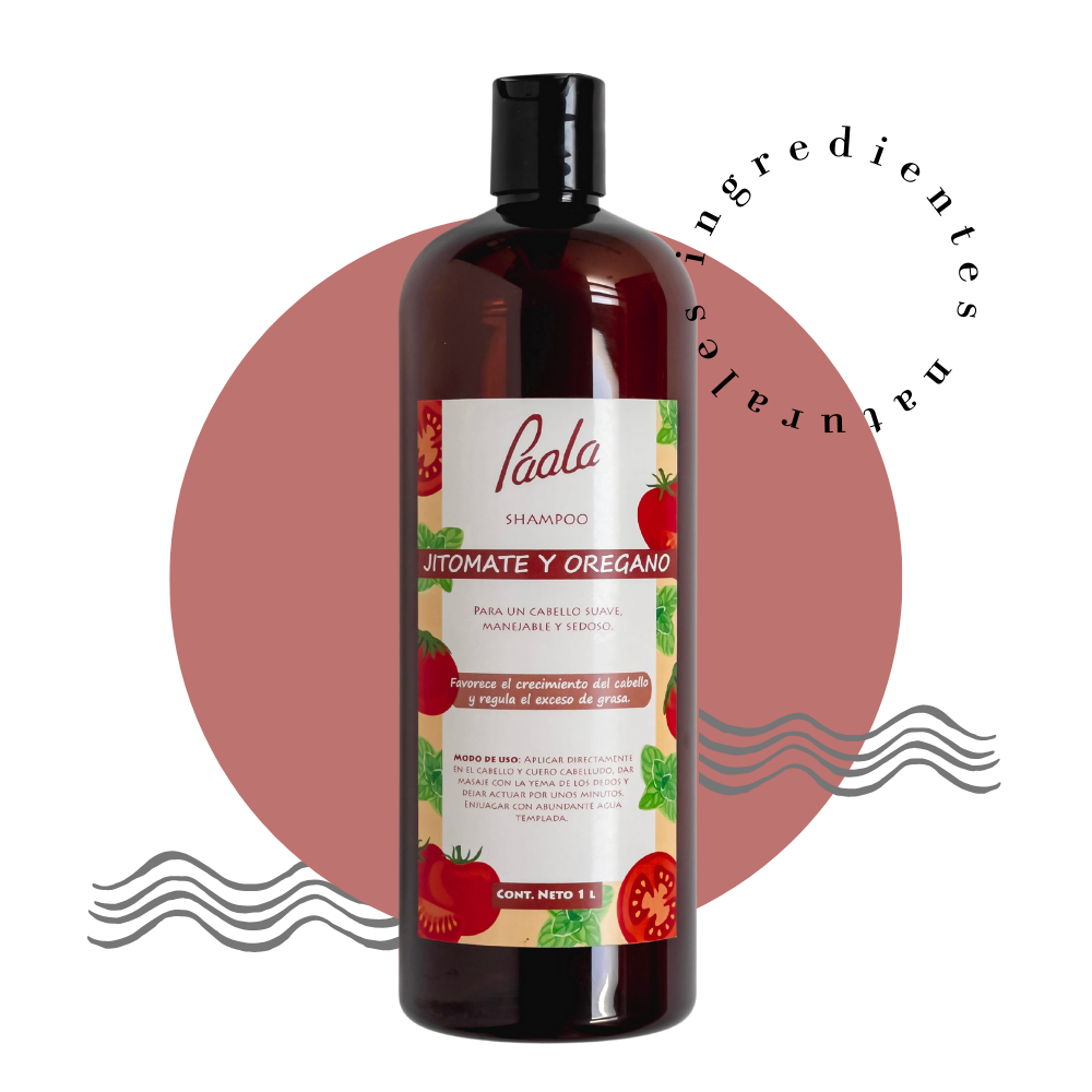 Shampoo de Jitomate y Orégano 1 lto