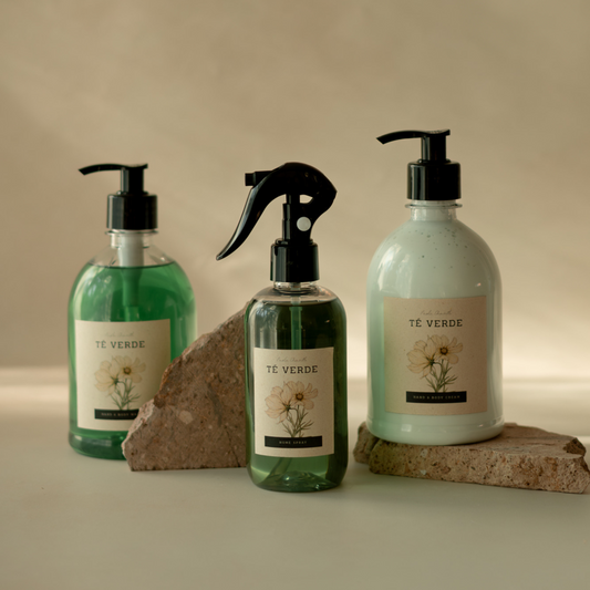 Kit tocador de baño aroma Té Verde