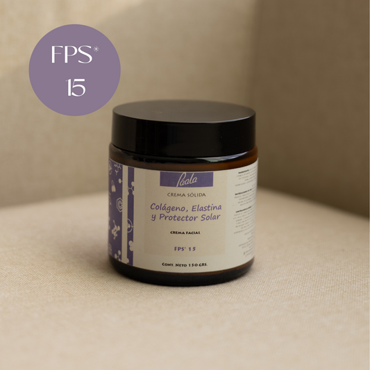 Crema Sólida Colágeno Elastina y FPS* 15