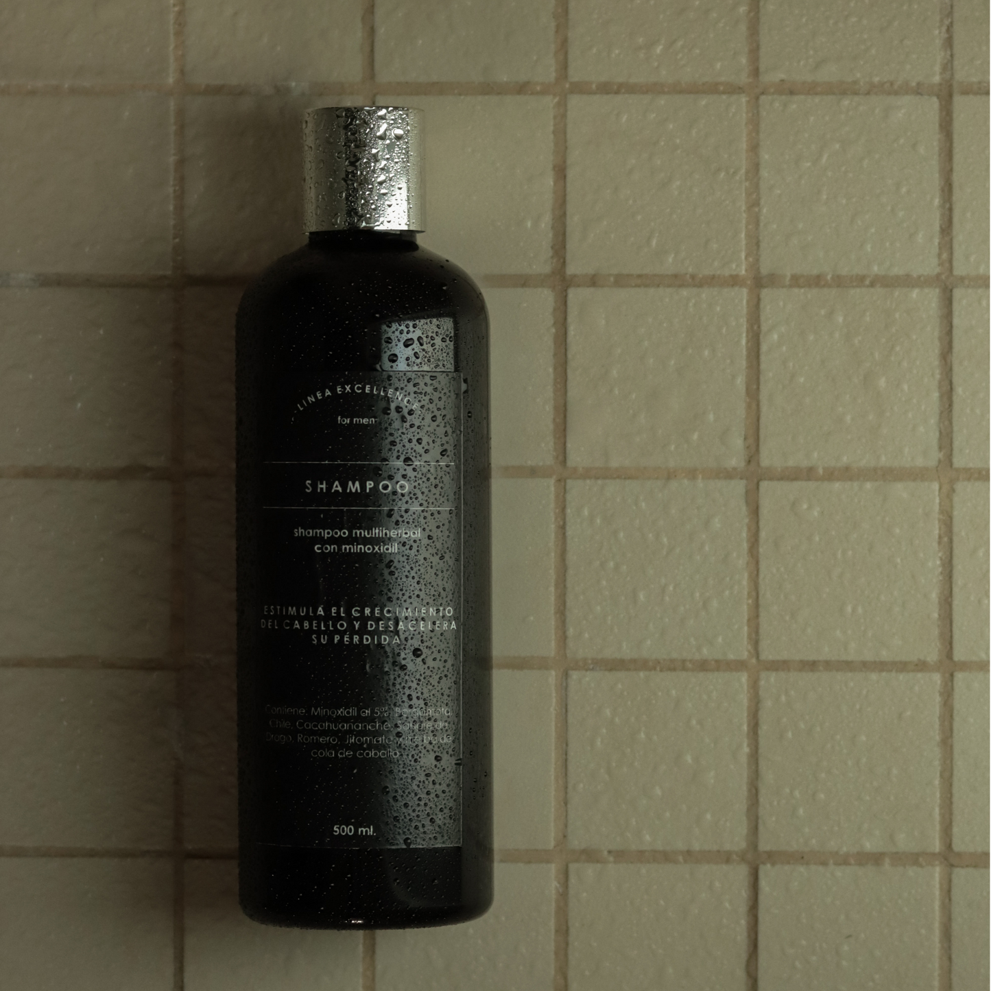 Shampoo anti-caída Multiherbal con Minoxidil 500 ml