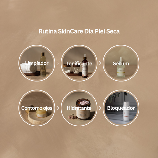 Rutina SkinCare Día Piel Seca