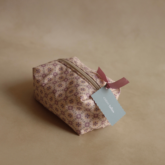 Cosmetiquera Rosa & Morado