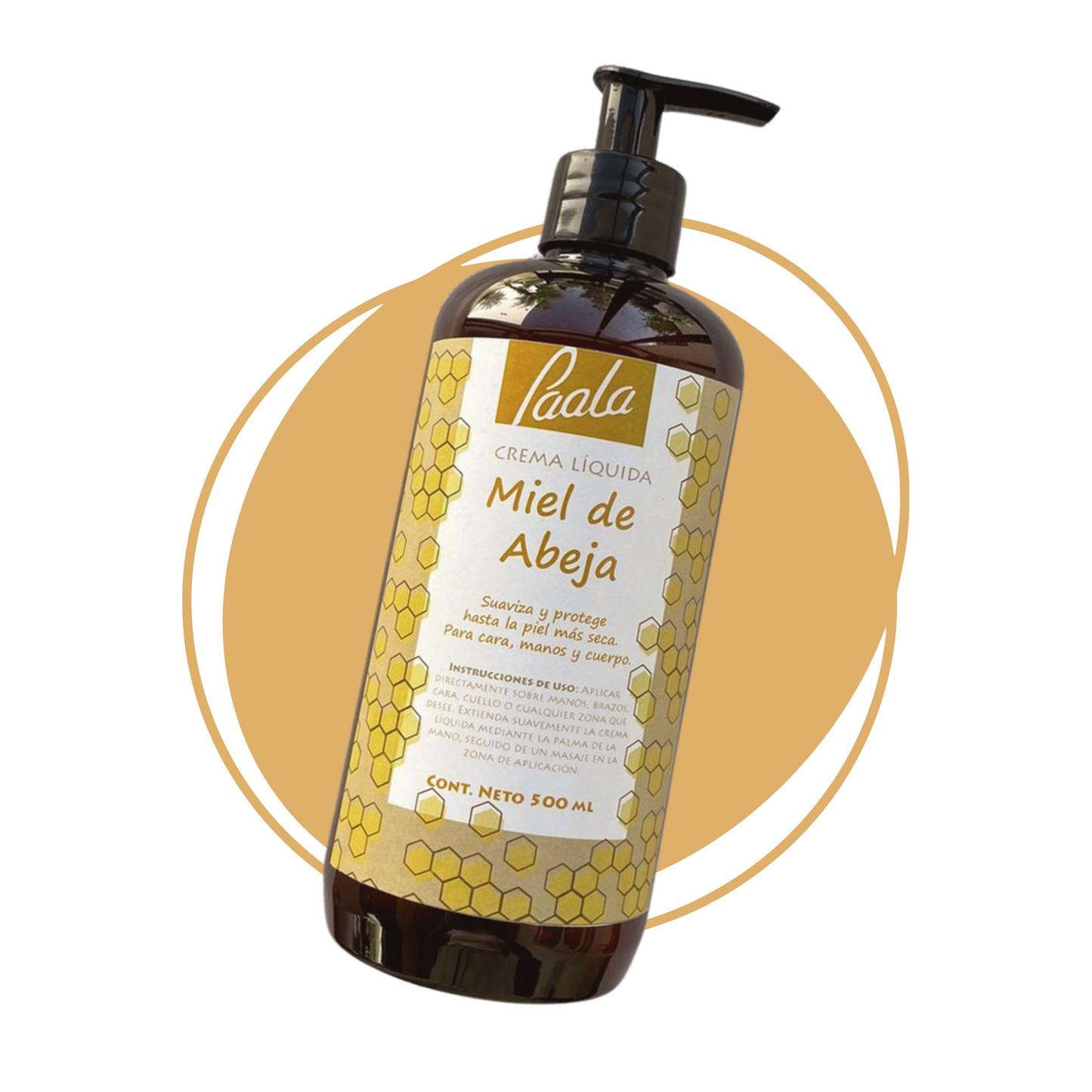 Crema Líquida de Miel de Abeja 500 ml